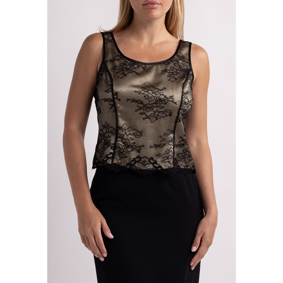 Vintage Kasper Lace Corset Top - Picture 6 of 6